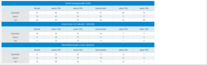 Beispielansicht 2 "Betrieb Quartalsübersicht"